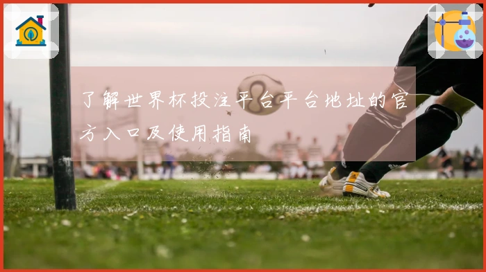 了解世界杯投注平台平台地址的官方入口及使用指南