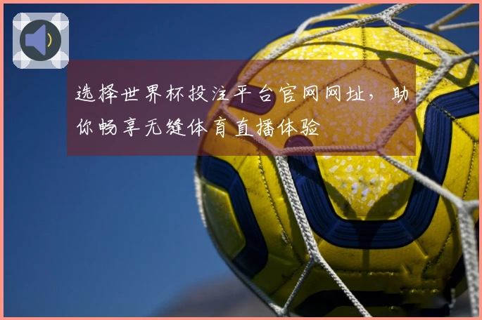选择世界杯投注平台官网网址，助你畅享无缝体育直播体验